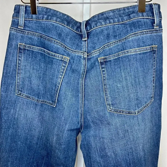 Talbots Size 12 Blue Modern Ankle Denim Jean Pants - Picture 4 of 8